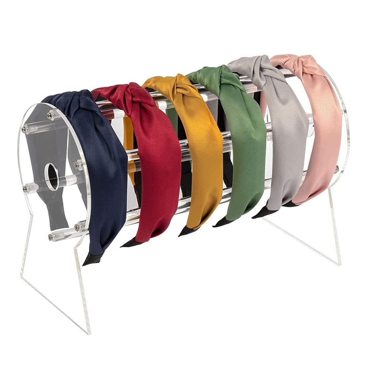 MAYCREATE Acrylic Headband Holder, Headband Display Stand, Clear Jewelry Organizer, Storage Rack for Jewelry Hair Clasp Bangles, Teen Girl Women Gifts MAYCREATE Acrylic Headband Holder, Headband Display Stand, Clear Jewelry Organizer, Storage Rack for Jewelry Hair Clasp Bangles, Teen Girl Women Gifts